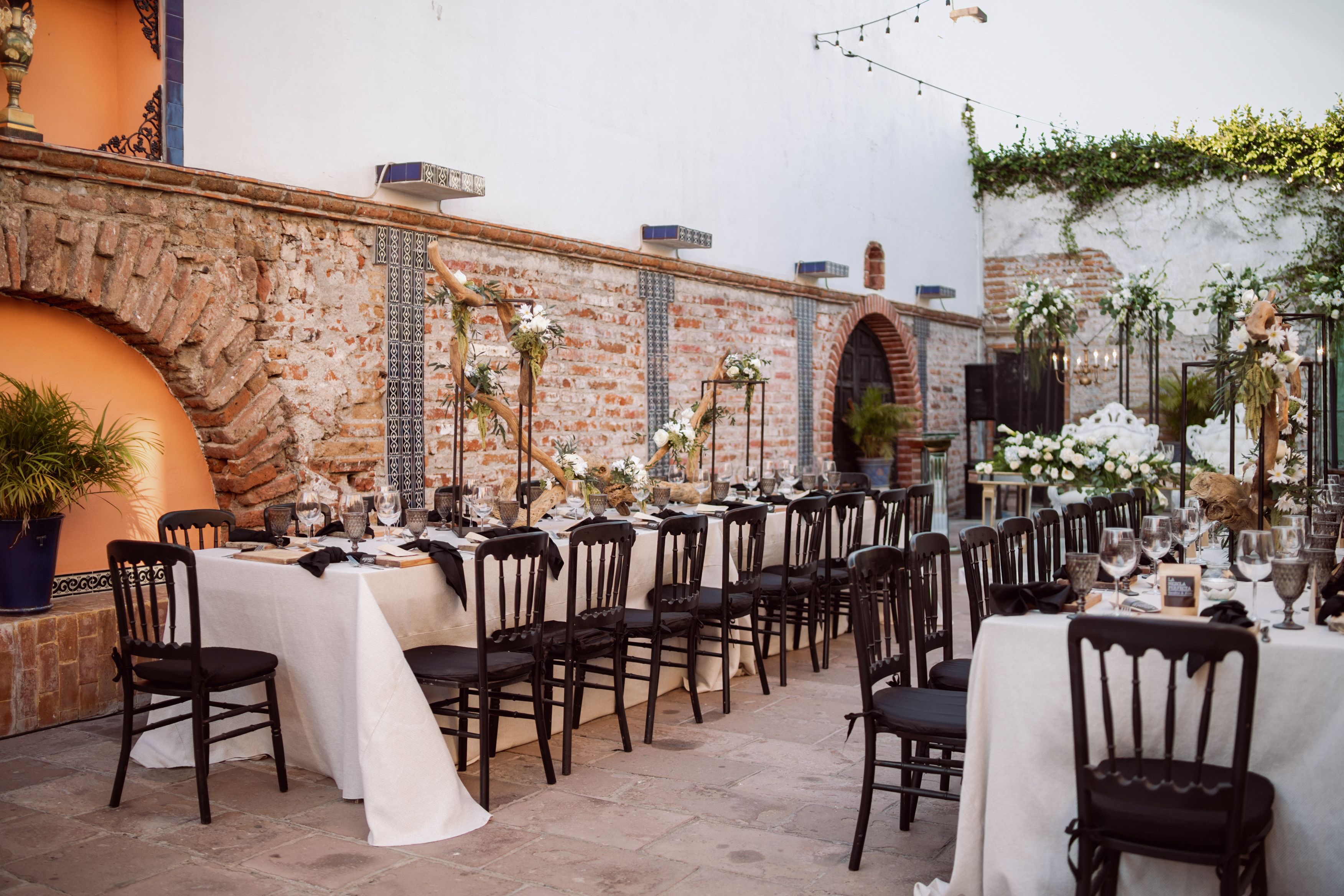 Elegant seating set up for a celebration